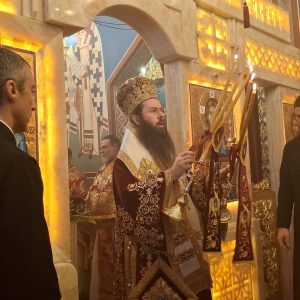 Mитрополит Арсений възглави тържествена литургия в Кабиленския Манастир на Стефановден